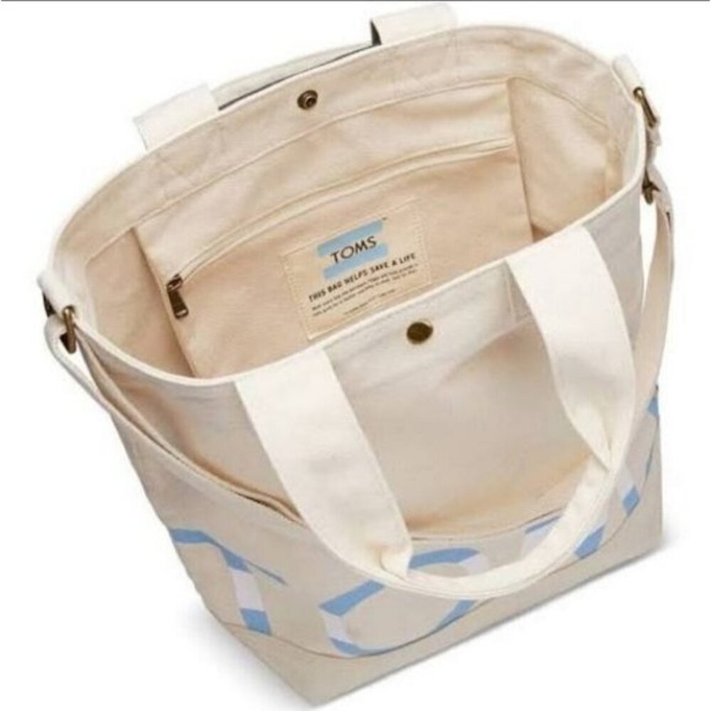 TOMS Compass Canvas Tote - Picture 2 of 6